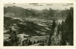 salzburg, gaisbergspitze, aussicht g.d. gebirge