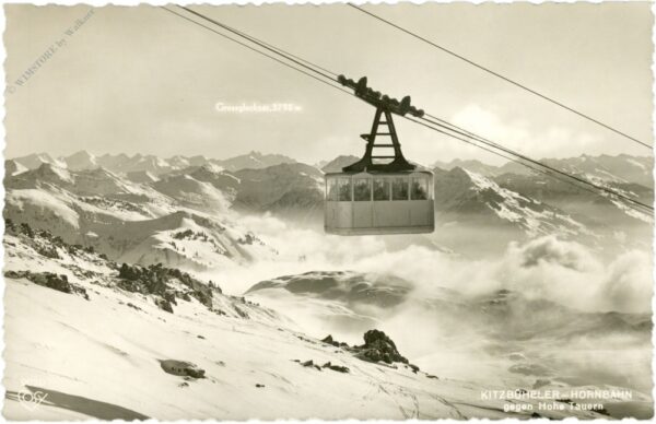 kitzbühel, kitzbüheler hornbahn gegen hohe tauern
