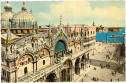 venedig, kleiner platz und st. georg insel