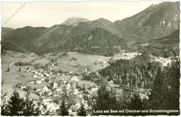lunz am see, mit Ötscher und scheiblingstein