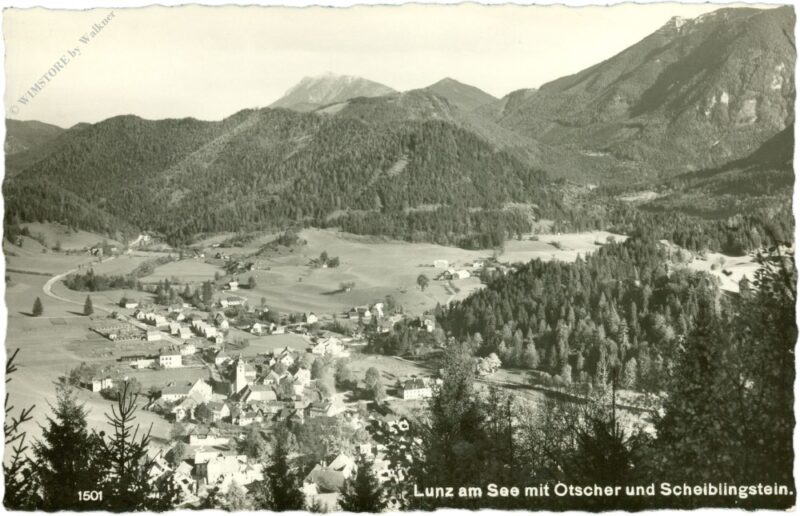 lunz am see, mit Ötscher und scheiblingstein