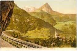 brünigbahn, blick auf giswil