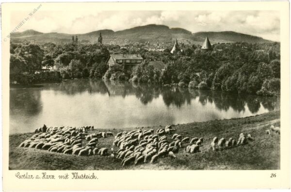 goslar, mit klusteich goslar, mit klusteich