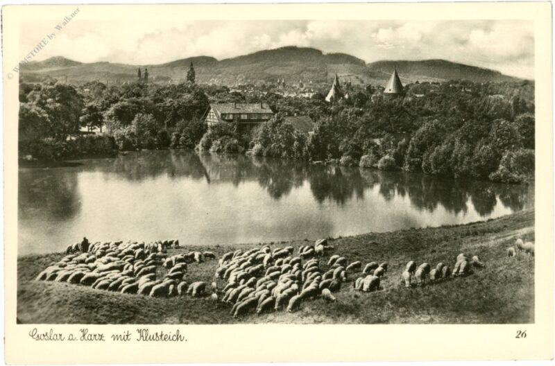 goslar, mit klusteich goslar, mit klusteich