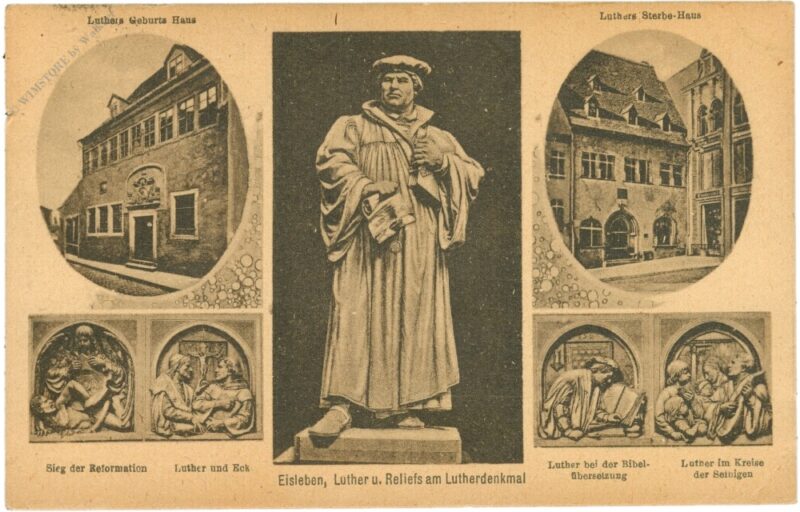 eisleben, multiansicht luther eisleben, multiansicht luther