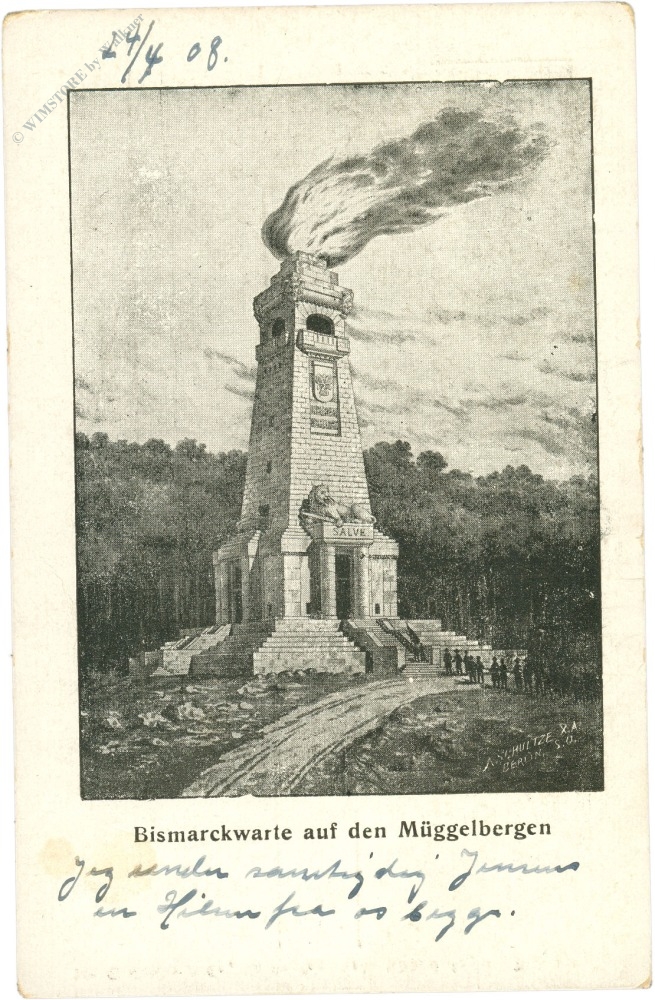 berlin, bismarckwarte auf den müggelbergen