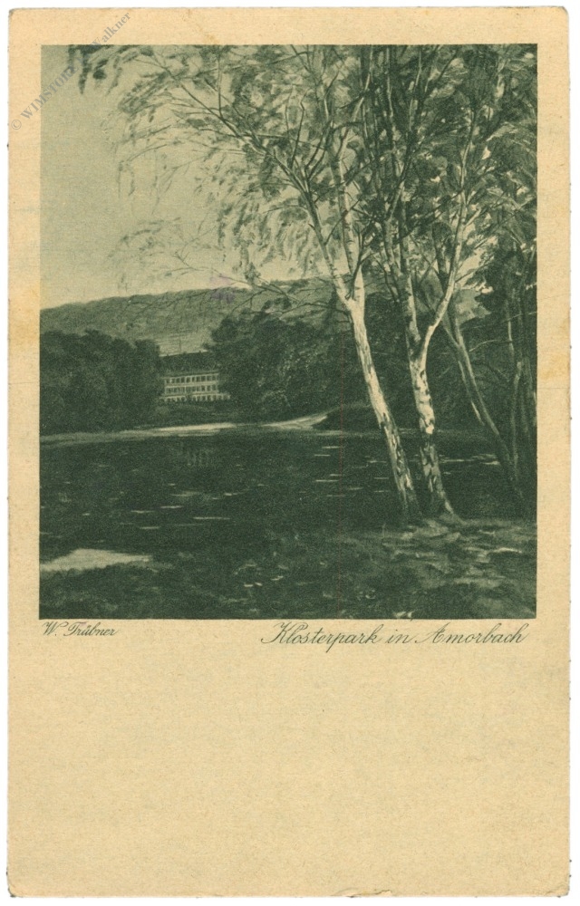 trübner, w.: klosterpark in amorbach trübner, w.: klosterpark in amorbach