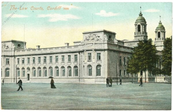 cardiff, the law courts