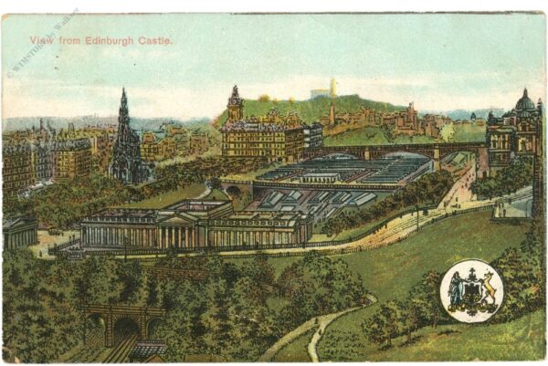 edinburgh, view from edinburgh castle