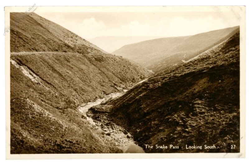 glossop, the snake pass, looking south glossop, the snake pass, looking south
