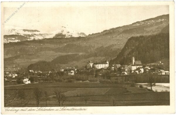 golling, mit dem schlenken u. schmittenstein