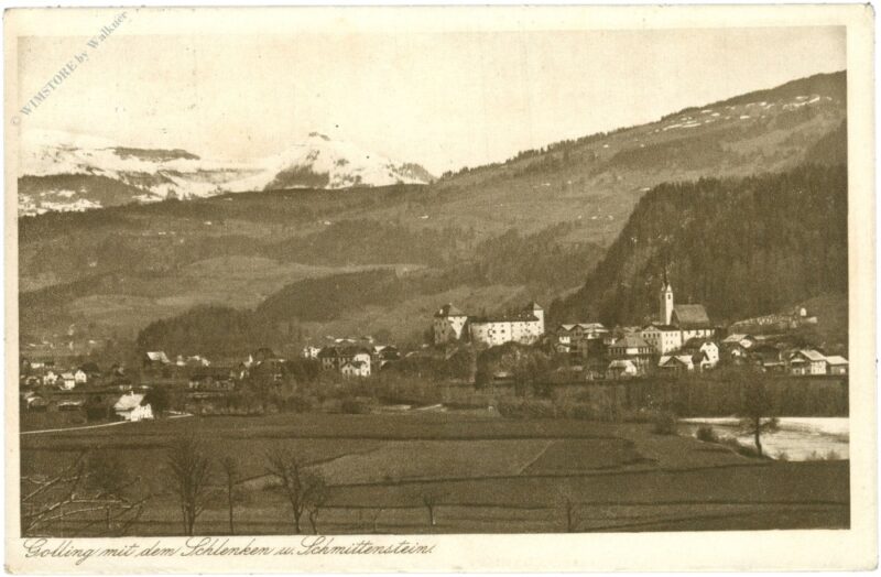 golling, mit dem schlenken u. schmittenstein