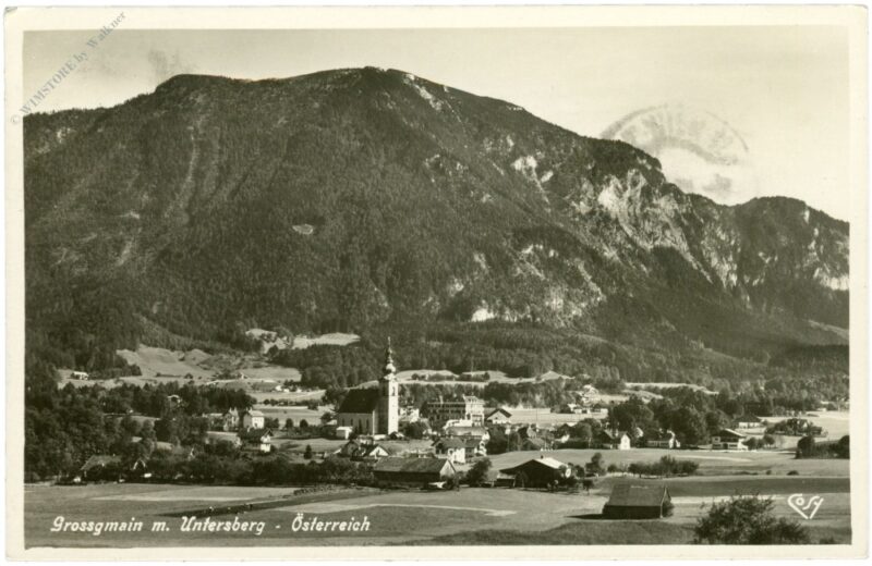 grossgmain, mit untersberg grossgmain, mit untersberg