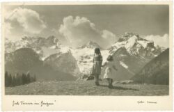 kinder im hochgebirge