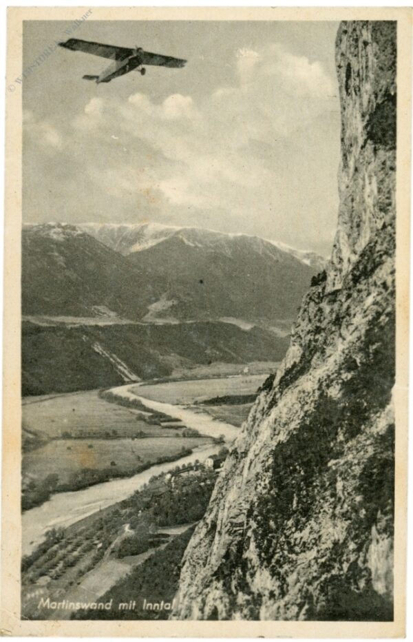 zirl, martinswand mit inntal