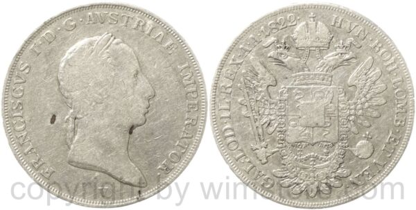 lombardei venetien, franz ii./i., 1/2 scudo 1822 v, venedig, silber, s ss lombardei venetien, franz ii./i., 1/2 scudo 1822 v, venedig, silber, s ss