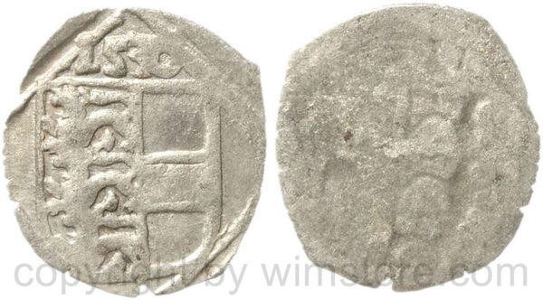 ferdinand i. 1519 1564, einseitiger pfennig 1530 klagenfurt, silber, ss