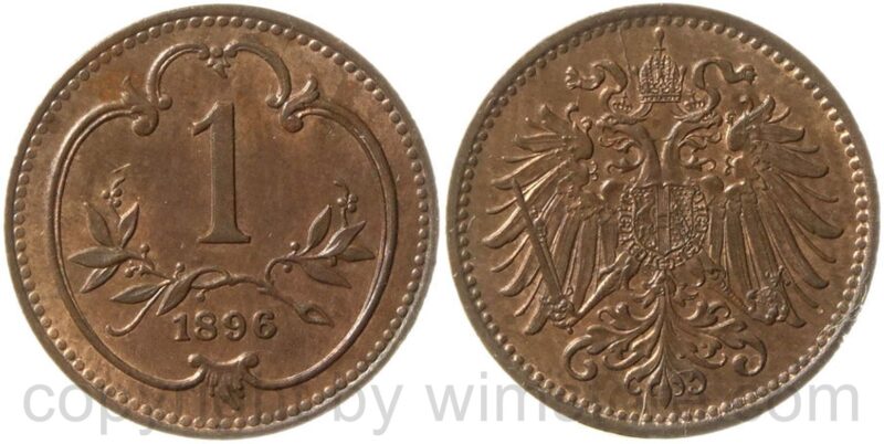 franz josef i., 1 heller 1898, kupfer, ss vz franz josef i., 1 heller 1898, kupfer, ss vz