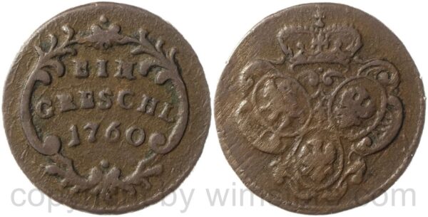 maria theresia 1740 1780, ein greschl 1760, kupfer, ss
