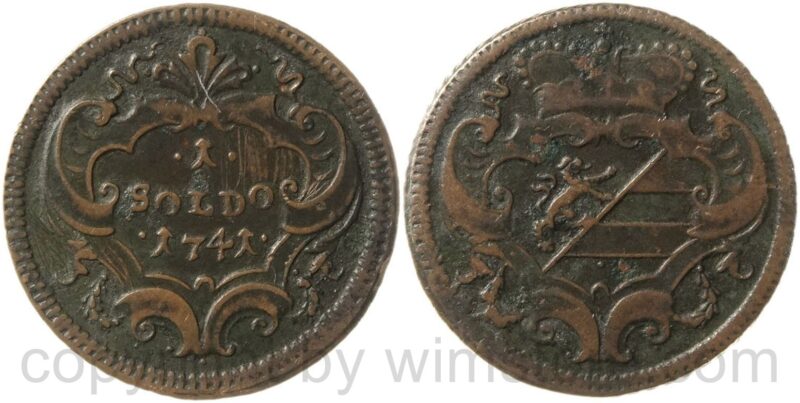 maria theresia 1740 1780, 1 soldo 1741, kupfer, ss maria theresia 1740 1780, 1 soldo 1741, kupfer, ss