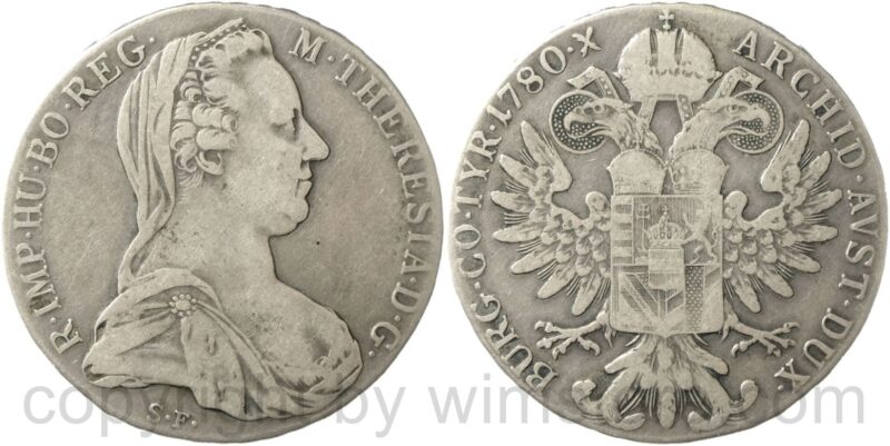 maria theresia 1740 1780, taler 1780 s.f, wien, silber, frühe nachprägung und längere zeit im umlauf, maria theresia 1740 1780, taler 1780 s.f, wien, silber, frühe nachprägung und längere zeit im umlauf,