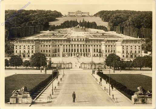 ak100007 Wien 13, Schloß Schönbrunn mit Gloriette