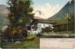 St. Leonhard bei Passeier, Andreas Hofer's Geburtshaus