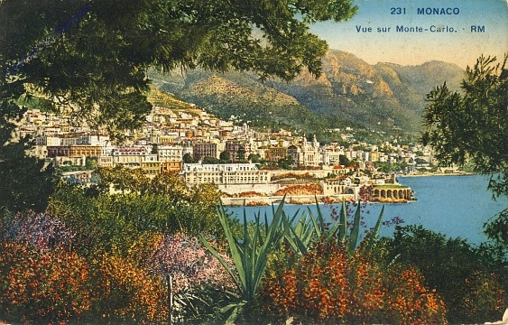 Monaco, Monte Carlo, Vue sur Monte Carlo