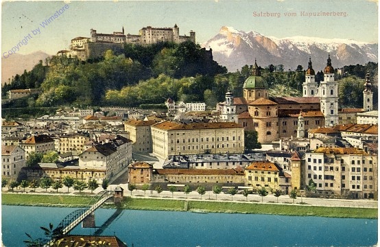 Salzburg, vom Kapuzinerberg