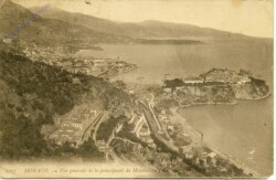 Monaco, Vue generale de la principauté de Monaco