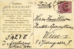 Achensee, Gasthaus zur Gaisalpe
