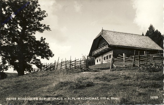 ak100172 Alpl, Waldheimat, Peter Rosegger's Geburtshaus