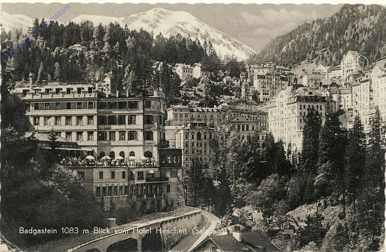 Bad Gastein, Blick vom Hotel Hirschen