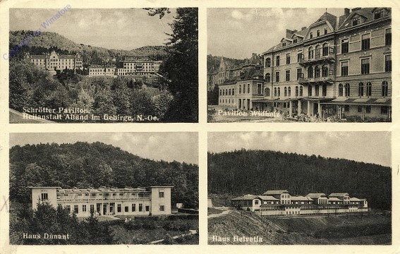 Alland, Heilanstalt, Multiansicht