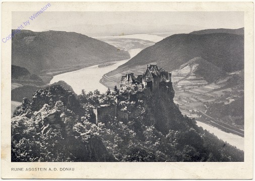 Aggstein a.d. Donau, mit Sondermarken WIM