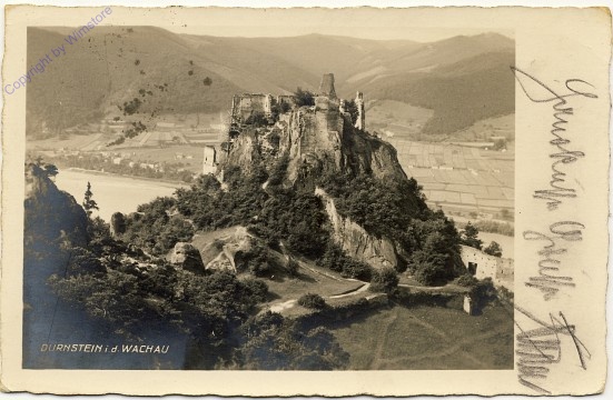 Dürnstein, Ansicht der Ruine