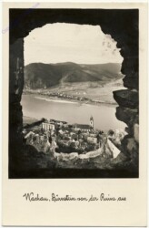 Dürnstein, Ort von der Ruine aus gesehen