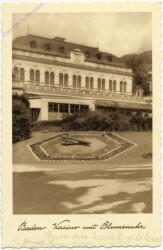 Baden, Casino mit Blumenuhr