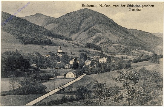 ak100431a Eschenau, von der Ostseite gesehen