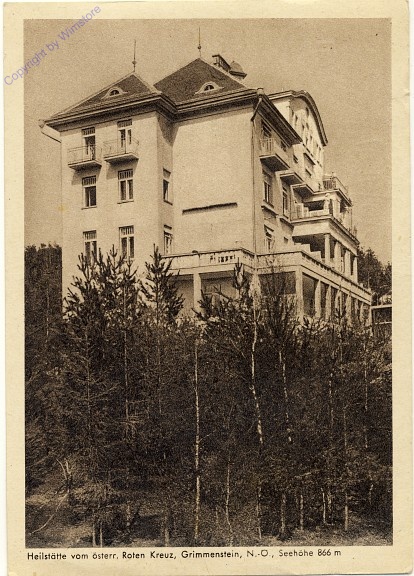 Grimmenstein, Heilstätte vom österr. Roten Kreuz
