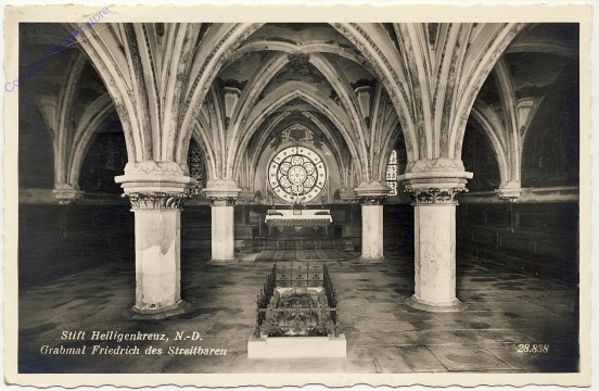 Heiligenkreuz, Grabmal Friedrich des Streitbaren