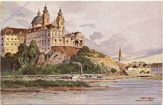 Melk, Künstlerkarte, Fritz Lach