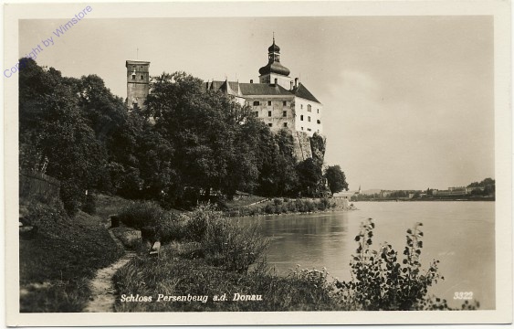 Persenbeug, Schloss, von der Donau aus gesehen