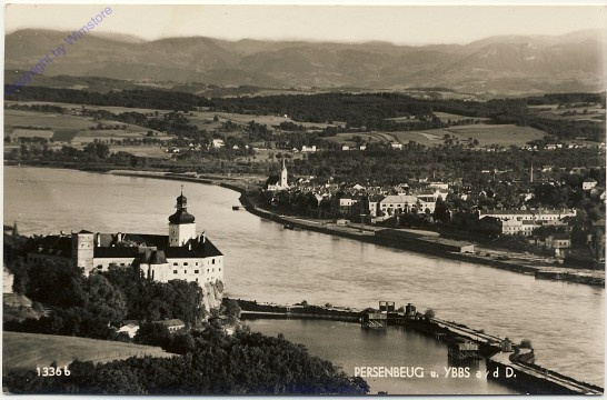 Persenbeug, Schloss, von oben gesehen