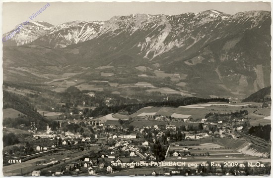 ak100597 Payerbach, gegen die Rax