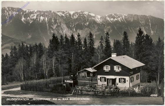 Rax, Jausenstation "Jedermann", Bergstation