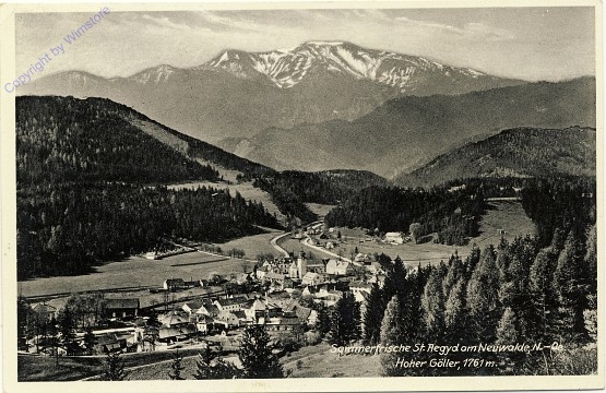St. Aegyd am Neuwalde, Ortsansicht, Hoher Göller