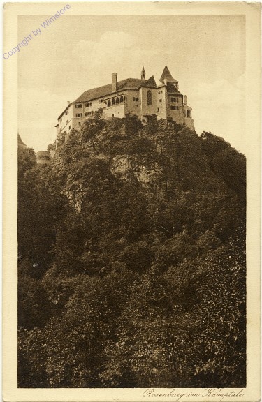 Rosenburg am Kamp, Burgansicht von unten