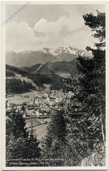 St. Aegyd am Neuwalde, Ortsansicht, Hoher Göller