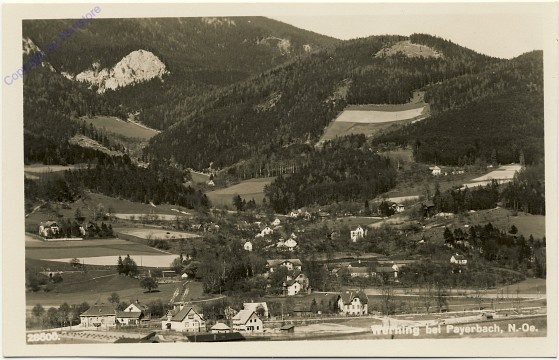 ak100690 Werning bei Payerbach, Ortsansicht